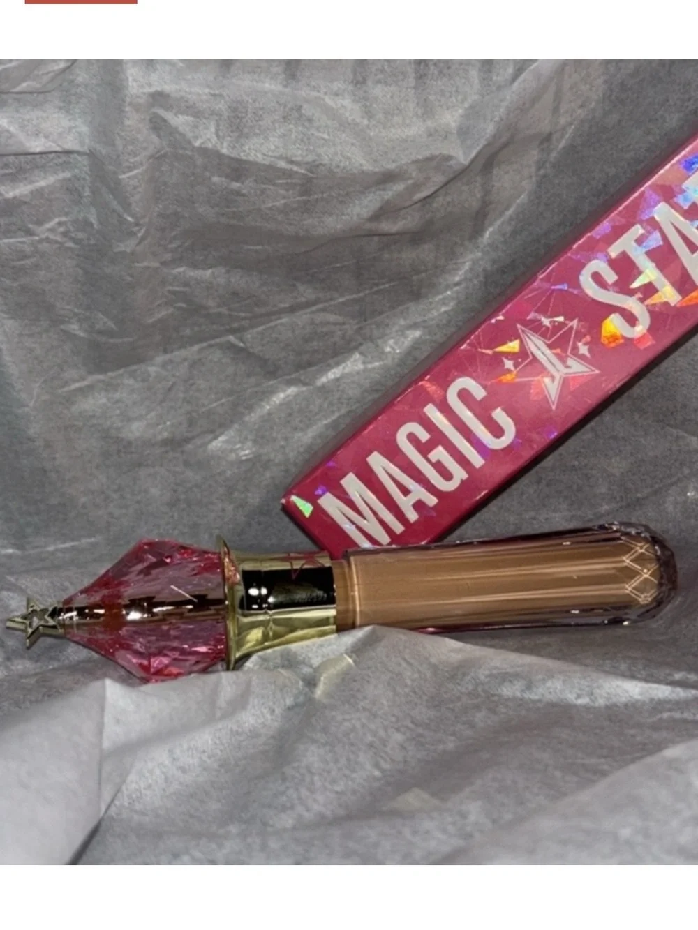 Jeffree Star Magic Star Concealer C19.5 + IPSY Bag & Beauty Sponge Bundle